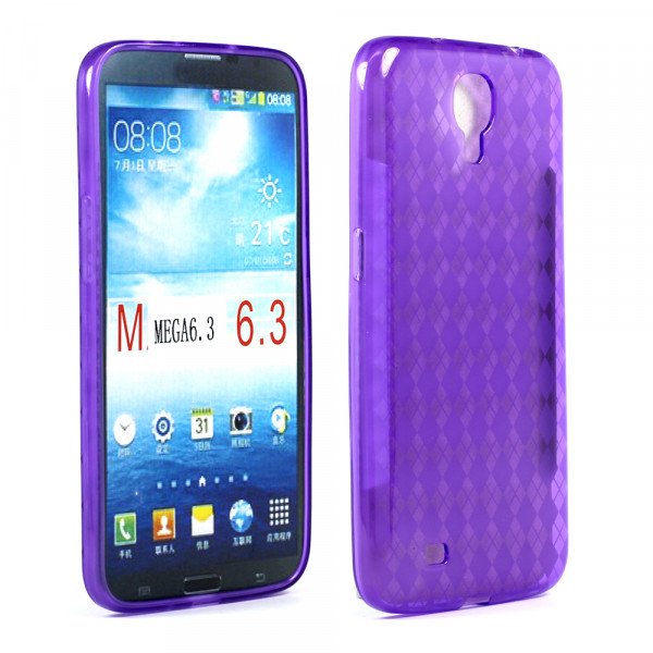 Wholesale Samsung Galaxy Mega 6.3 TPU Gel Case (Purple)
